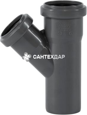 Трійник ПП внутрішньої каналізації Ostendorf Safe 50/40х45&deg;