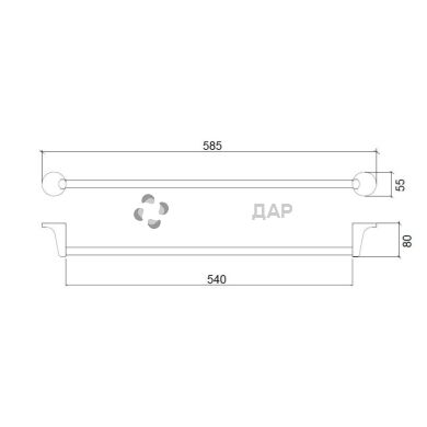 Тримач рушника Cosh 80-901