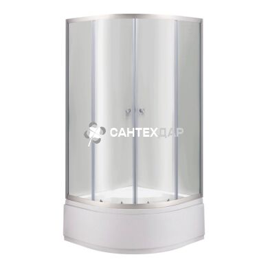 Душова кабіна Lidz Latwa 80x80 високий скло прозоре