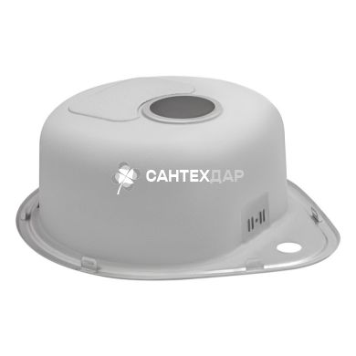 Мийка кухонна з нержавіючої сталі Qtap 4450 Satin 0,8 мм