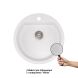 Мийка кухонна Qtap CS D510 WHI