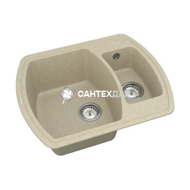 Мийка кварцева Vankor Norton NMP 03.63 Beige + сифон