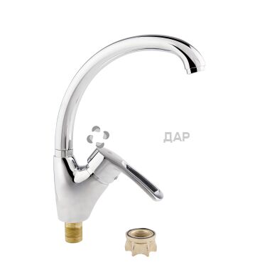 Смеситель для кухни GF Italy 04-007F-40 U CRM на гайке