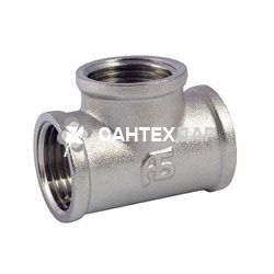 Тройник латунный АБ 1 ВВВ никель