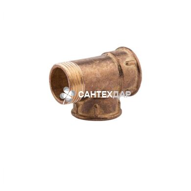 Тройник латунный KD 1" ВВН