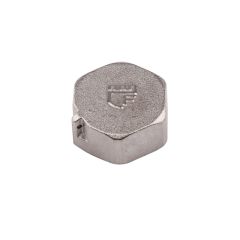 Заглушка латунная SD Forte 3/4 ВР никель