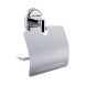 Тримач туалетного паперу Potato P2903 з кришкою хром
