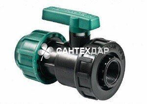 Кран компрессионный шаровый Georg Fischer 50х1 1/2" ВР