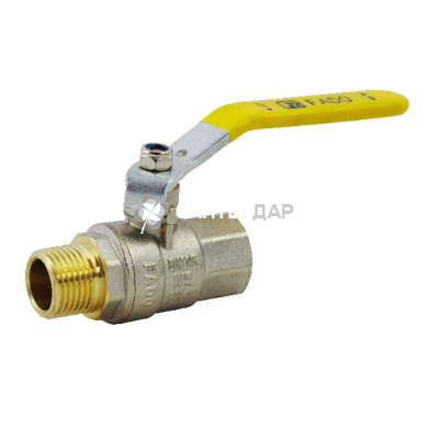 Кран шаровый для газа FADO PN40 3/4" НВ ручка