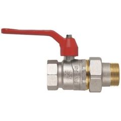 Кран шаровый с американкой Gross Optimal 1 1/4" прямой ручка