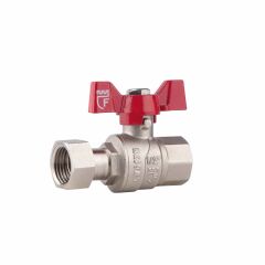 Кран шаровый с накидной гайкой SD Forte 3/4"х3/4" ВВ прямой