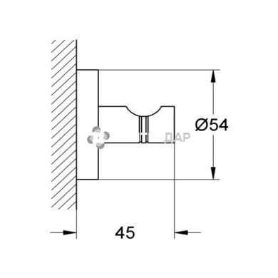 Крючок для полотенца Grohe Essentials 40364001