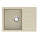 Мойка кварцевая Vankor Easy EMP 02.62 Beige + сифон