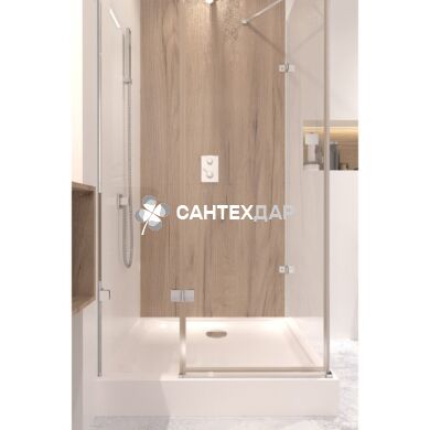 Душова кабіна Q-tap CAPRICORN CRM1018RC6 і піддон UNIRECT 301815 прямокутний 100x80