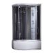 Душевой бокс с гидромассажем Q-tap 12080.2R Black/Grey