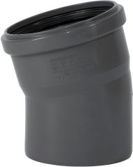 Колено ПП внутренней канализации Ostendorf Safe 110х15&deg;