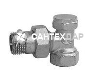 Кран радиаторный Gross Eco 1/2" угловой нижний