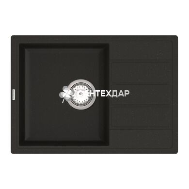 Мийка кварцева Vankor Easy EMP 02.62 Black + сифон