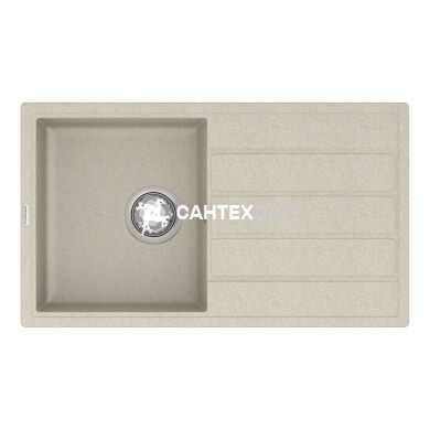 Мойка кварцевая Vankor Easy EMP 02.76 Terra + сифон