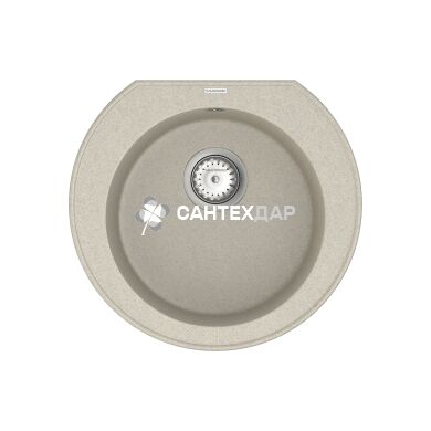 Мойка кварцевая Vankor Kres KMR 01.52 terra + сифон