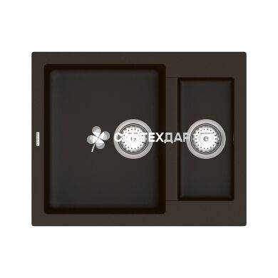 Мойка кварцевая Vankor Orman OMP 03.61 Chocolate + сифон