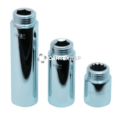 Удлинитель латунный SD 3/4 ВН 10 мм хром