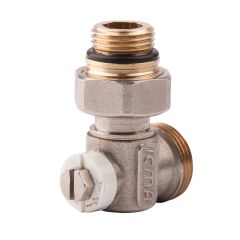 Вентель простой Icma 1/2" со встроенной термостатической группой №917 заднее подключение