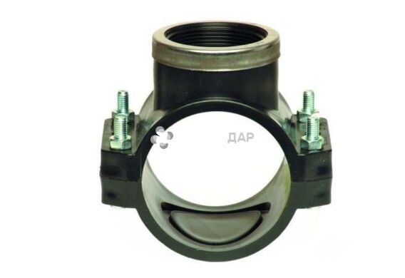 Хомут для труб ПНД Unidelta 200х1 1/2" ВР PN10