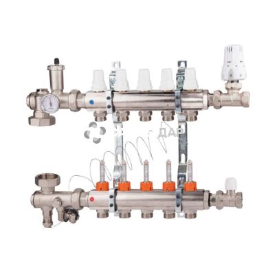 Коллекторная группа с расходомерами Icma 1"х6 выходов № A3K013