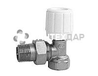 Кран радиаторный Gross Eco 1/2" угловой верхний