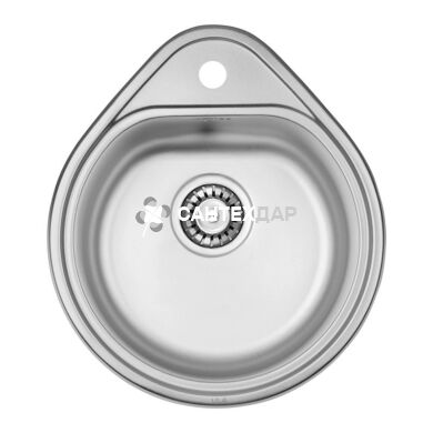 Мийка кухонна ULA 4450 ZS нержавіюча Micro Decor 0.8 мм