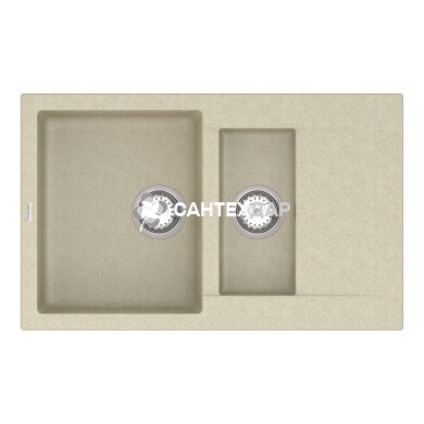 Мийка кварцева Vankor Orman OMP 04.80 Beige + сифон