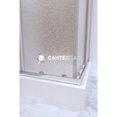 Набор Qtap душевая кабина Presto CRM1088SP5 Pear + поддон Unisquare 308815