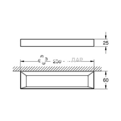 Полотенцедержатель Grohe Selection Cube 40766000