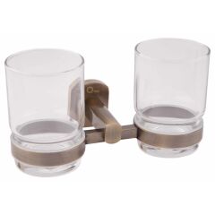 Стакан настенный QT Liberty ANT 1155 двойной