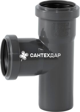 Тройник ПП внутренней канализации Ostendorf Safe 50/50х87&deg;