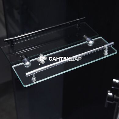 Душовий бокс Q-tap SB9090.1 SAT BLACK/GREY