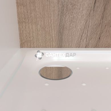 Душовий піддон Q-tap LEOSCORP 309915 п'ятикутний 90x90 низький акрил