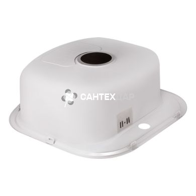 Мийка кухонна з нержавіючої сталі Qtap 4947 Satin 0,8 мм