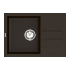 Мийка кварцева Vankor Easy EMP 02.62 Chocolate + сифон