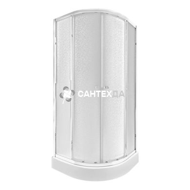 Набор Qtap душевая кабина Presto CRM1088AP5 Pear + поддон Uniarc 308815