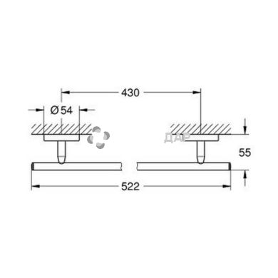 Полотенцедержатель Grohe BauCosmopolitan 40459001