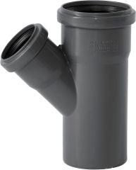 Трійник ПП внутрішньої каналізації Ostendorf Safe 75/50х45&deg;