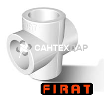 Крестовина ППР Firat 20 мм белая