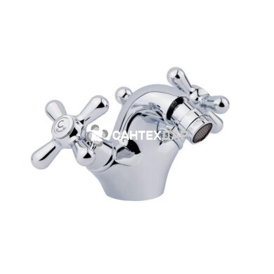 Смеситель для биде буксовый Bianchi Old Fashion BIDOLF 10350A CRM с донным клапаном