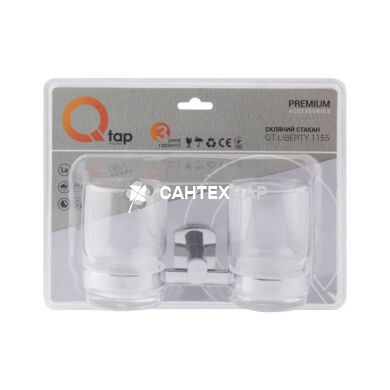 Склянка настінна QT Liberty CRM 1155 подвійна