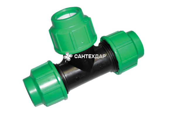 Тройник компрессионный Georg Fischer 50 мм