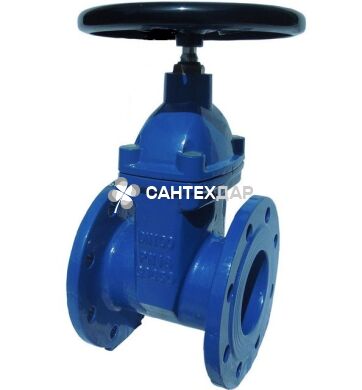 Засувка фланцева чавунна з прогумованим клином 30ч39р DN 300