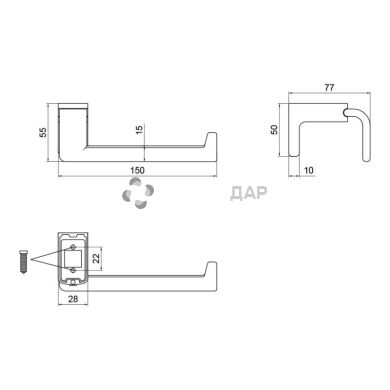 Держатель для туалетной бумаги Lidz (CRM) 123.03.03