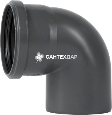 Колено ПП внутренней канализации Ostendorf Safe 110х87&deg;